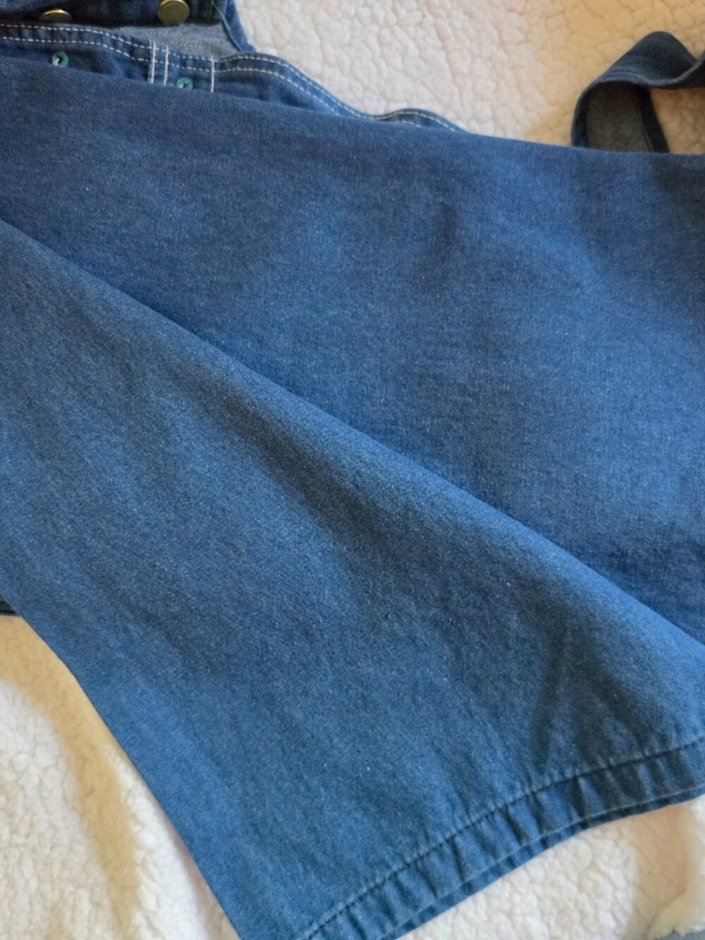 Liberty Stonewashed Denim Bib Overalls New 38x34 - Picture 9 of 9